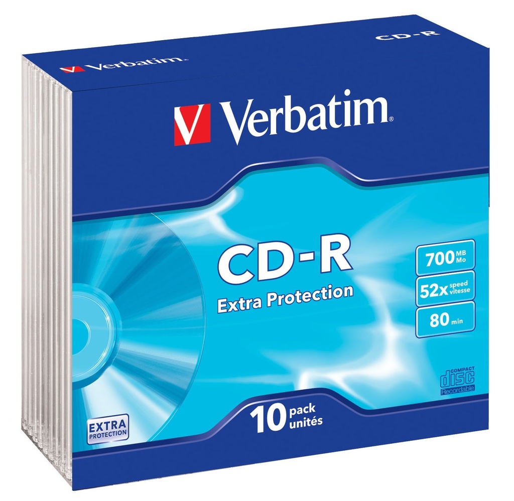 CD-R Verbatim Slimcase 10 st/fp