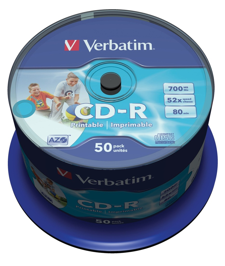 CD-R Verbatim Printable 50 st/fp