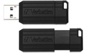 USB Verbatim Pinstripe 64GB Svart