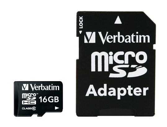 Verbatim SDHC/MicroSDHC 16GB Svart