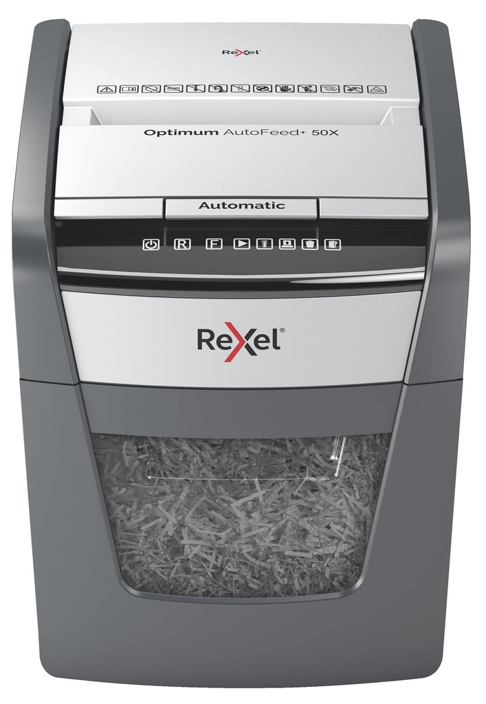 Dokumentförstörare Rexel Optimum AutoFeed+ 50X P4