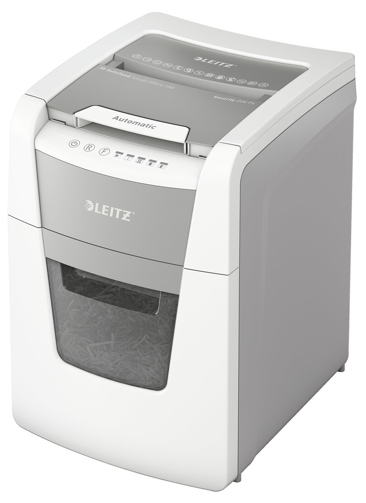 Dokumentförstörare Leitz IQ AutoFeed SmallOffice 100 P4