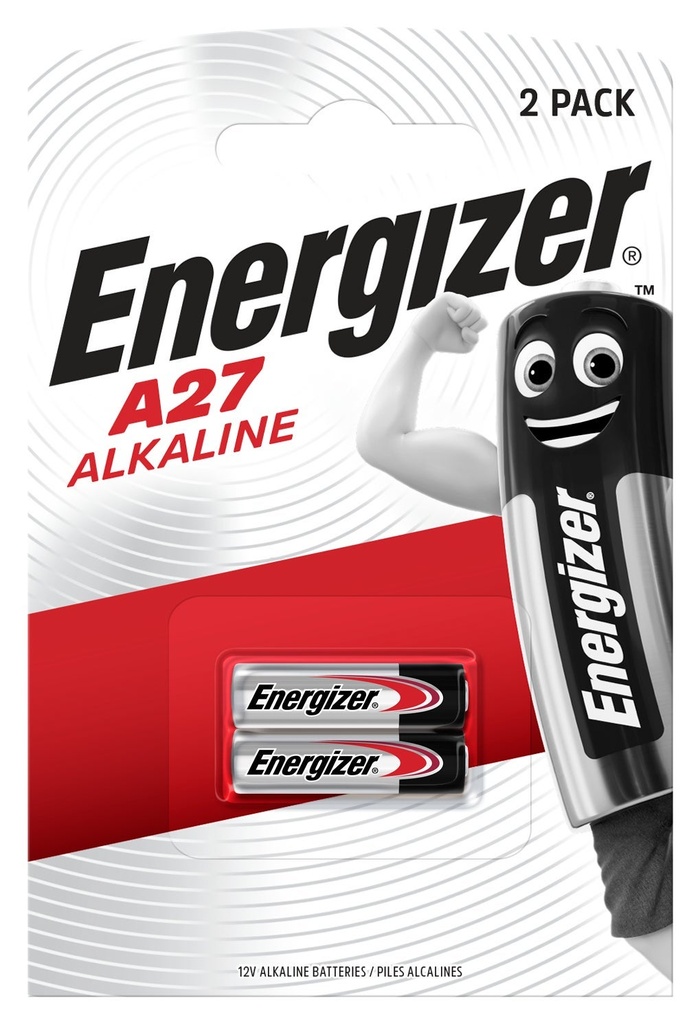 Batteri Alkaliskt A27 2-pack