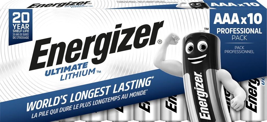 Energizer Batteri Lithium AAA FR03 10-pack