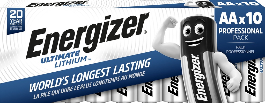 Energizer Batteri Lithium AA FR6 10-pack