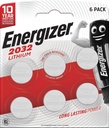 Energizer Batteri Lithium CR2032 6-pack