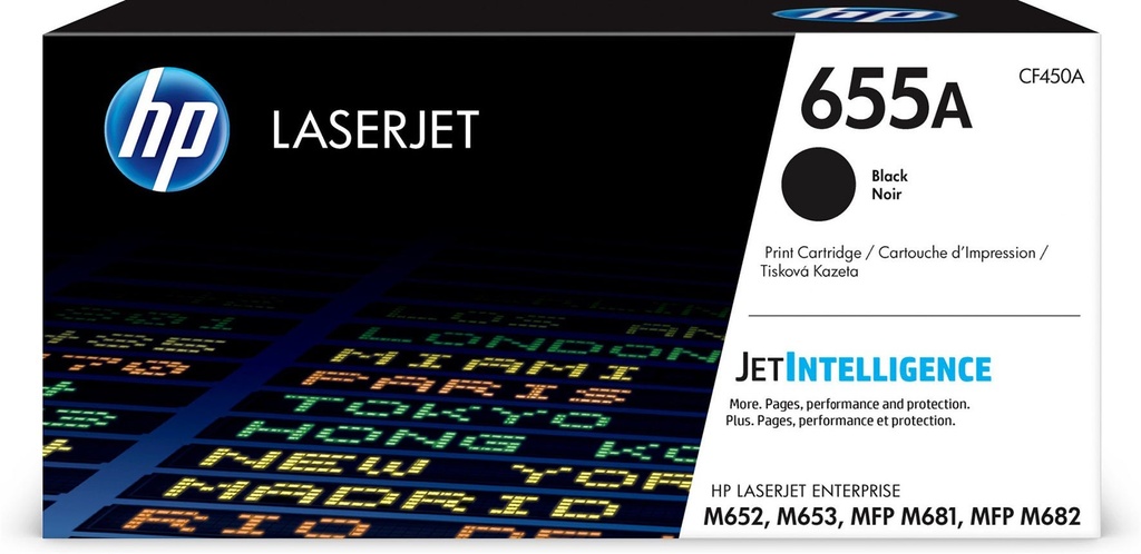 Toner HP 655A CF450A Svart 12,5k