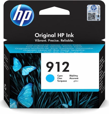 Bläckpatron HP 912 3YL77AE cyan 315 sidor