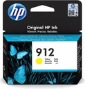 Bläckpatron HP 912 3YL79AE gul