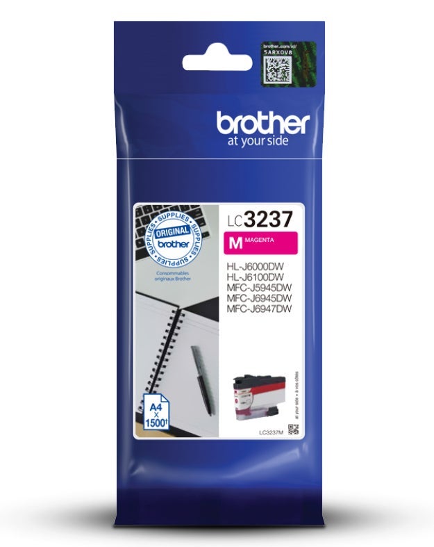 Bläck Brother LC3237M magenta 1500 sidor