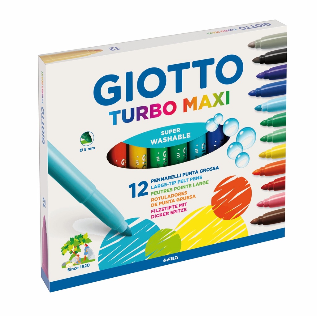 Tuschpenna Giotto Maxi 12/fp