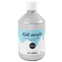 Akrylfärg metallic 500 ml Silver