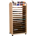Tork- och förvaringshylla stor