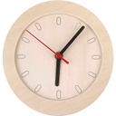 Klocka med träram 15 cm plywood