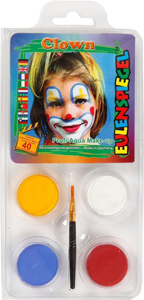 Ansiktsfärg Clown mix färg