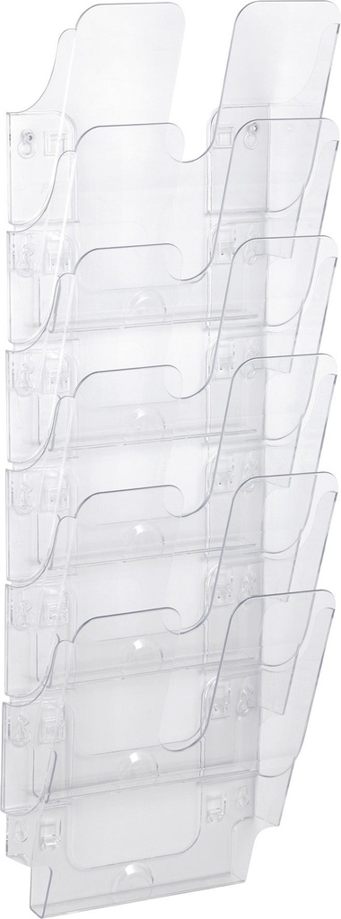 Blankettfack Flexiplus 6 A4 stående transparent