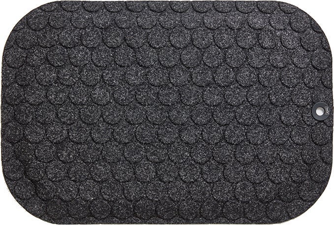 Ståmatta StandUp Circle 770x530 mm Black