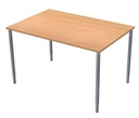 Skrivbord 120x80 cm bokmelamin/svart Lanab