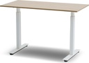 Skrivbord el Madrid vitt underrede/bordsskiva i eklaminat 120x80 cm