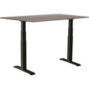 Skrivbord el Easydesk Adapt VI grå/svart 120x80 cm