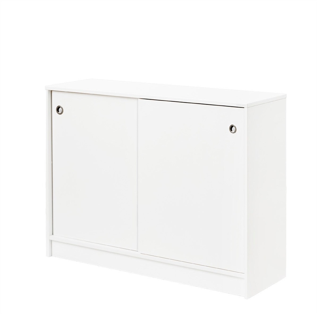 Förvaringsskåp skjutdörr 925 x 1200 mm  vit Lanab