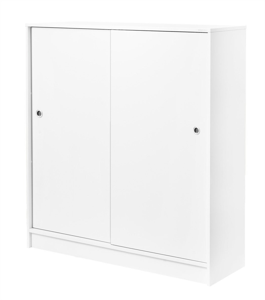 Förvaringsskåp skjutdörr 1325 x 1200 mm vit Lanab
