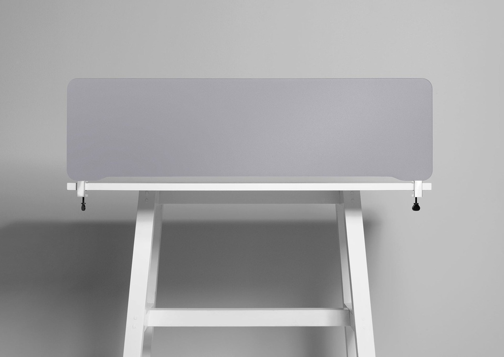 Bordsskärm Edge 1200 x 400 mm grå
