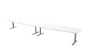 Konferensbord 560 x 120 x 80 cm vit Lanab