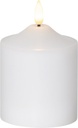 Blockljus LED Flamme Ø75 mm  H=120 mm Star Trading