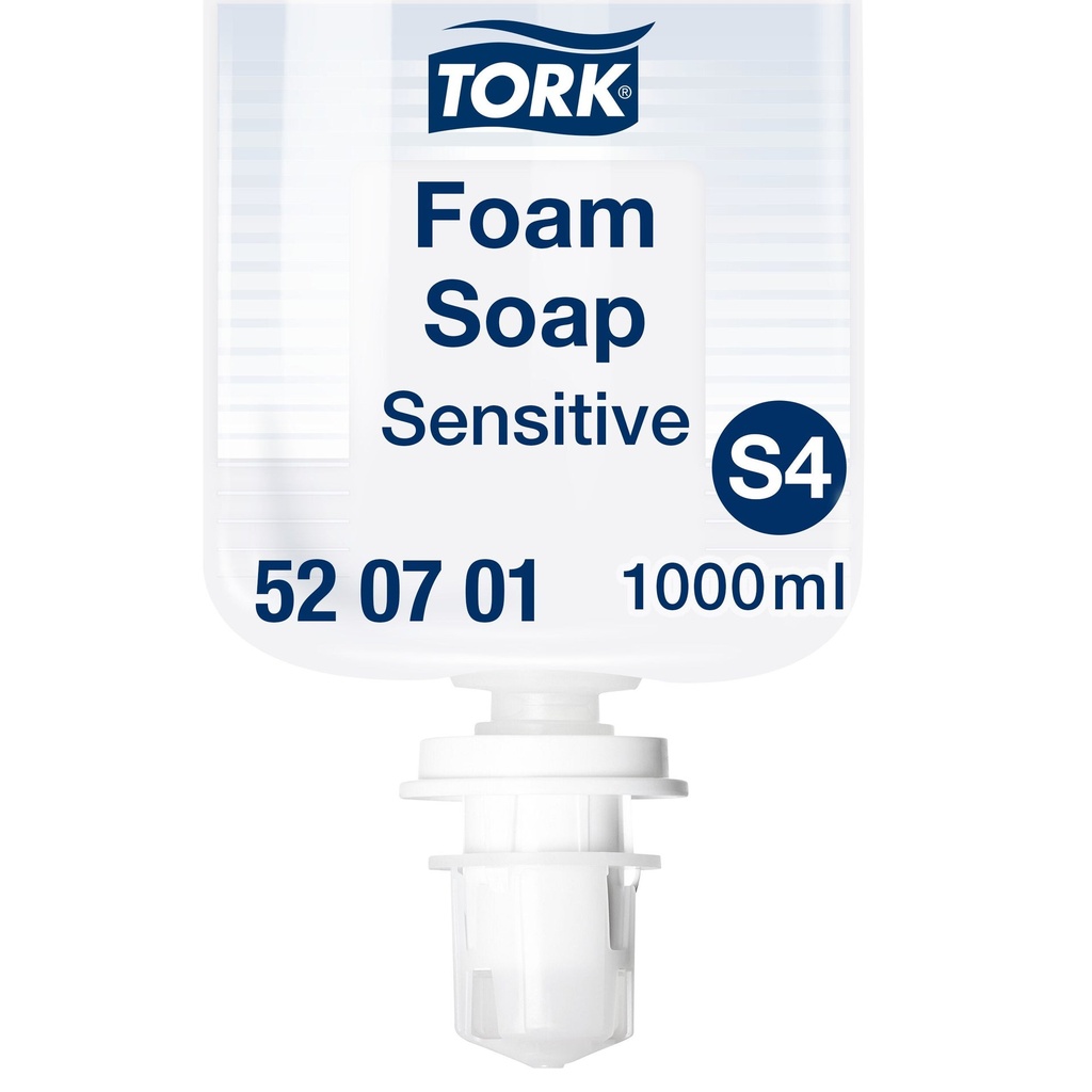 Tvål Tork Sensitive Skum S4 1 liter