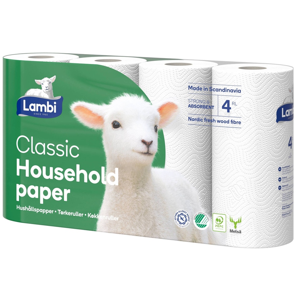 Köksrullar Lambi hushållspapper BAL - 5 x 4 st/fp