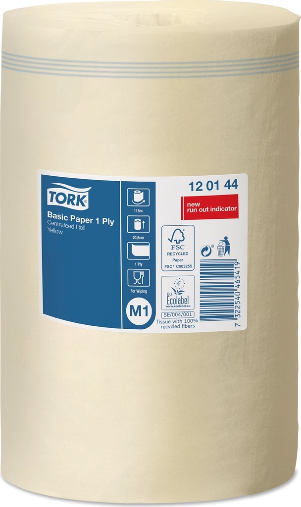 Torkrulle M1 Basic 11/fp Gul