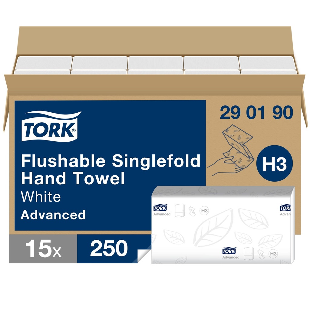 Handduk Tork Singlefold spolbar H3 15 krt