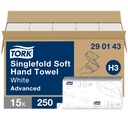 Pappershandduk Tork Advanced H3 3750 st/krt