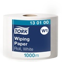 Avtorkningspapper Tork  W1 1000 Meter Vit