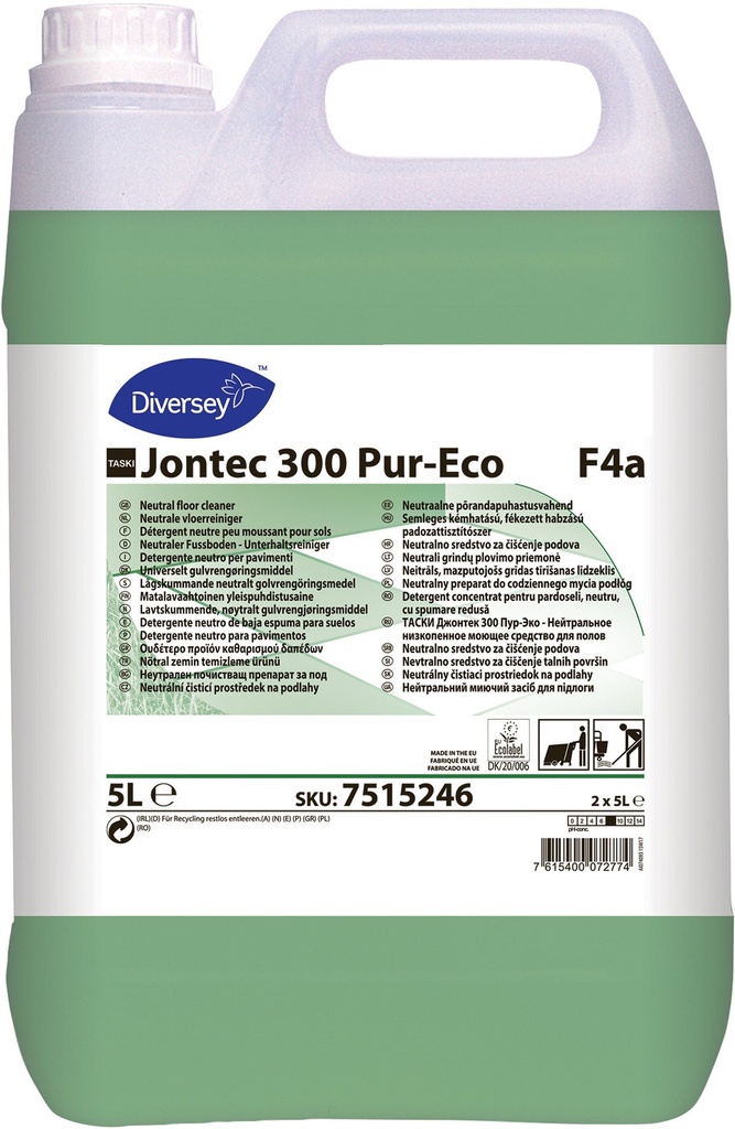 Golvrengöringsmedel Jontec 300 Pur-Eco 5 liter