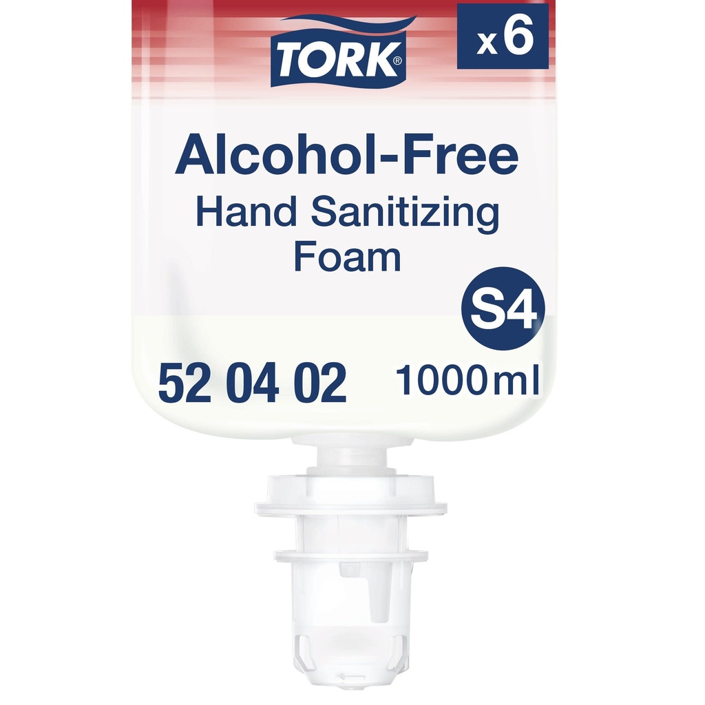 Handdesinfektionsskum utan alkohol S4 Tork 1 liter