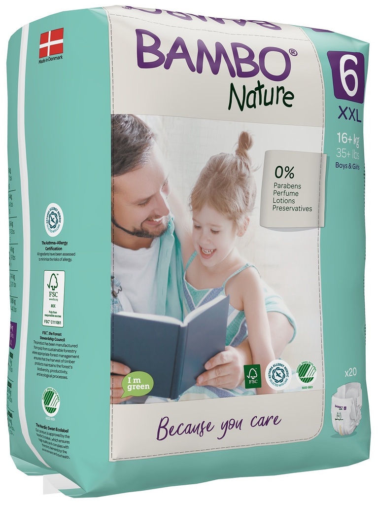 Blöja Bambo Nature 16+ kg 20 st/fp