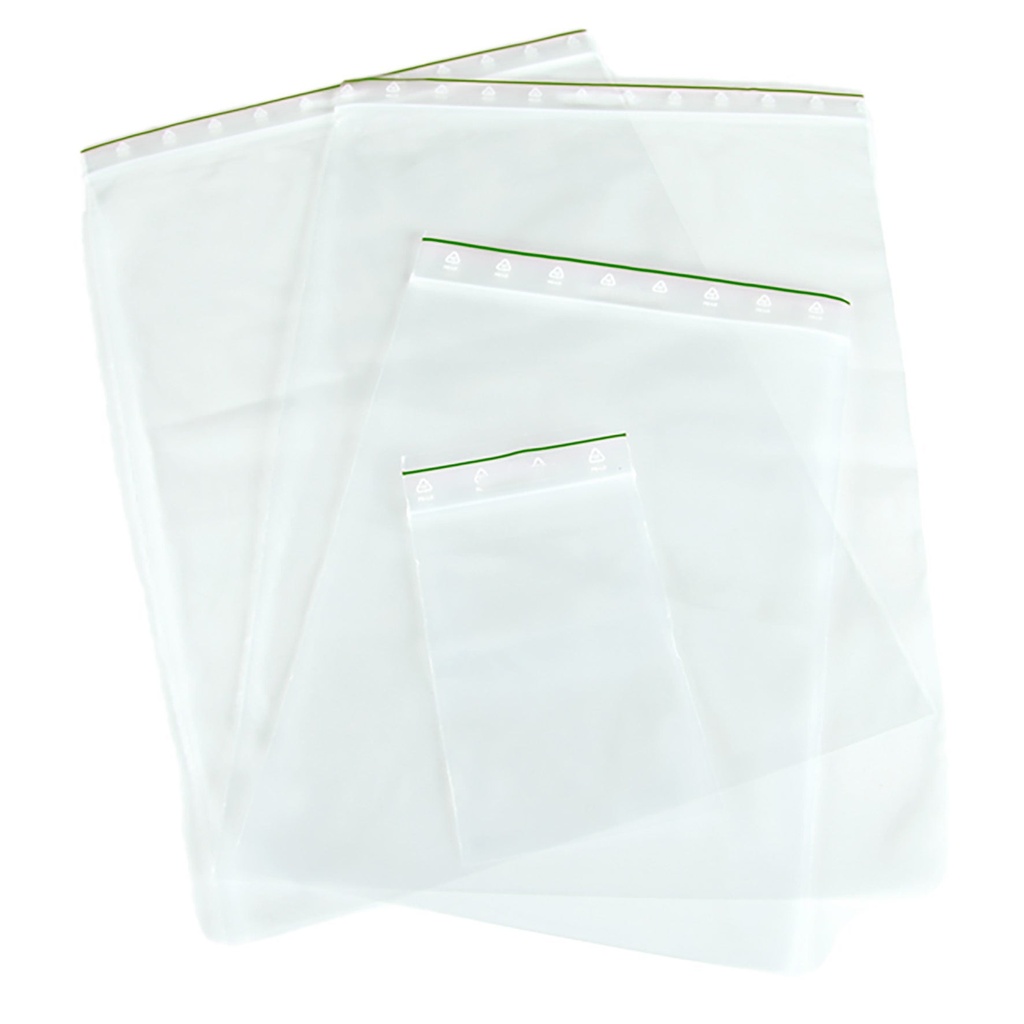 Blixtlåspåse 80x120 mm utan skrivfält 100-pack