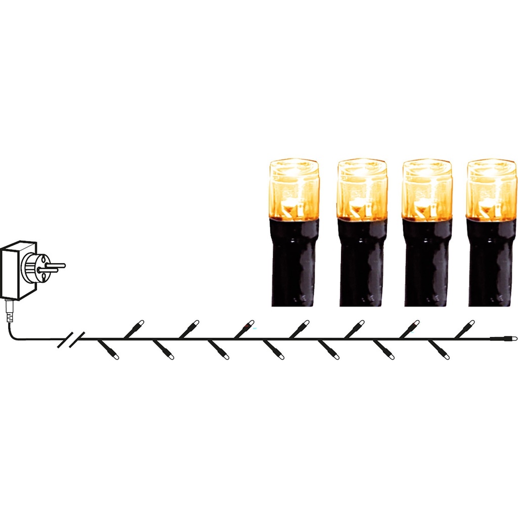 Ljusslinga LED GoldenWarmWhite 180 lampor