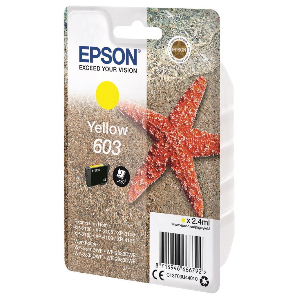 Bläck Epson 603 gul 2,4 ml