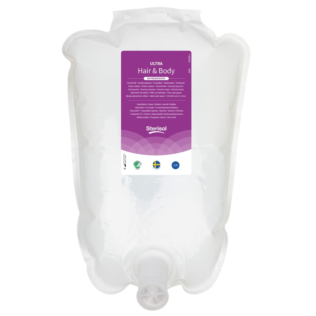 Duschtvål/Schampo ULTRA 2,5 liter