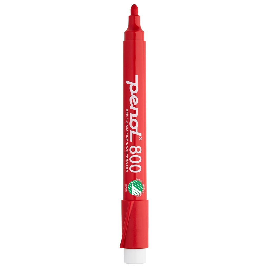 Whiteboard-penna Penol 800 rund Röd
