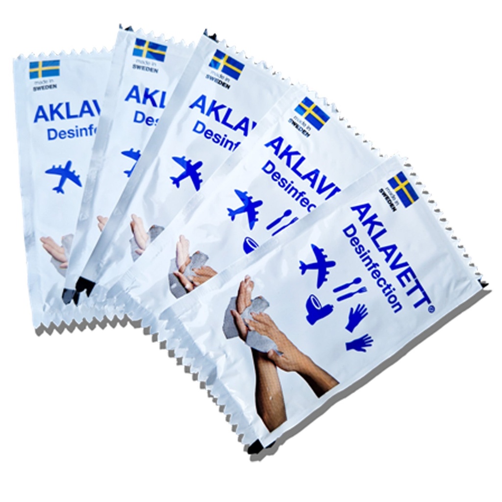 Desinfektionsservetter Aklavett 20 st/fp