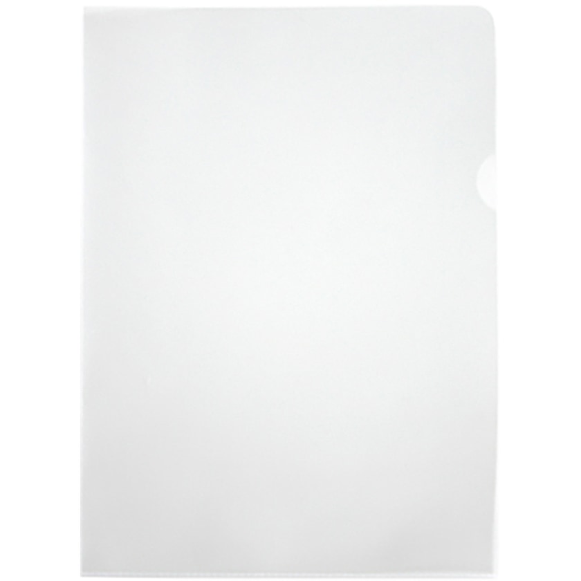 Plastmapp A4 PVC 0,18 glasklar 100st/krt