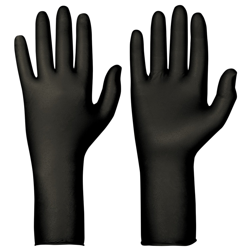 Hanske nitril svart ESD M 100 st/fp