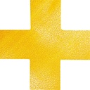 Golvmarkering  "Kryss"  gul 10 st/fp
