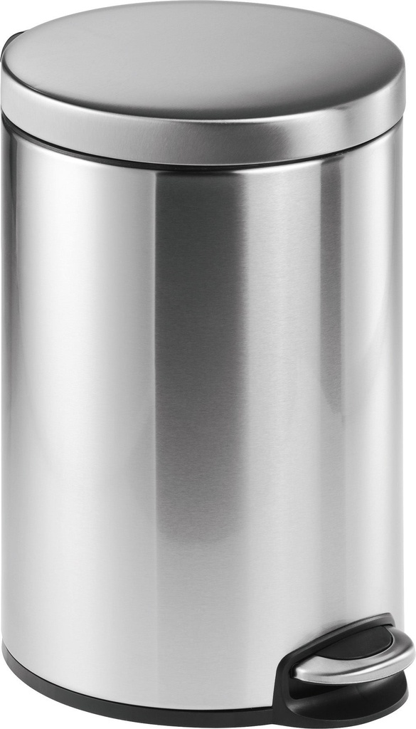 Pedalhink rostfritt 12 liter silver