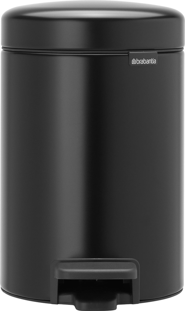 Pedalhink NewIcon Mattsvart 3 liter Brabantia
