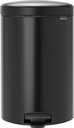 Pedalhink NewIcon Mattsvart 20 liter Brabantia